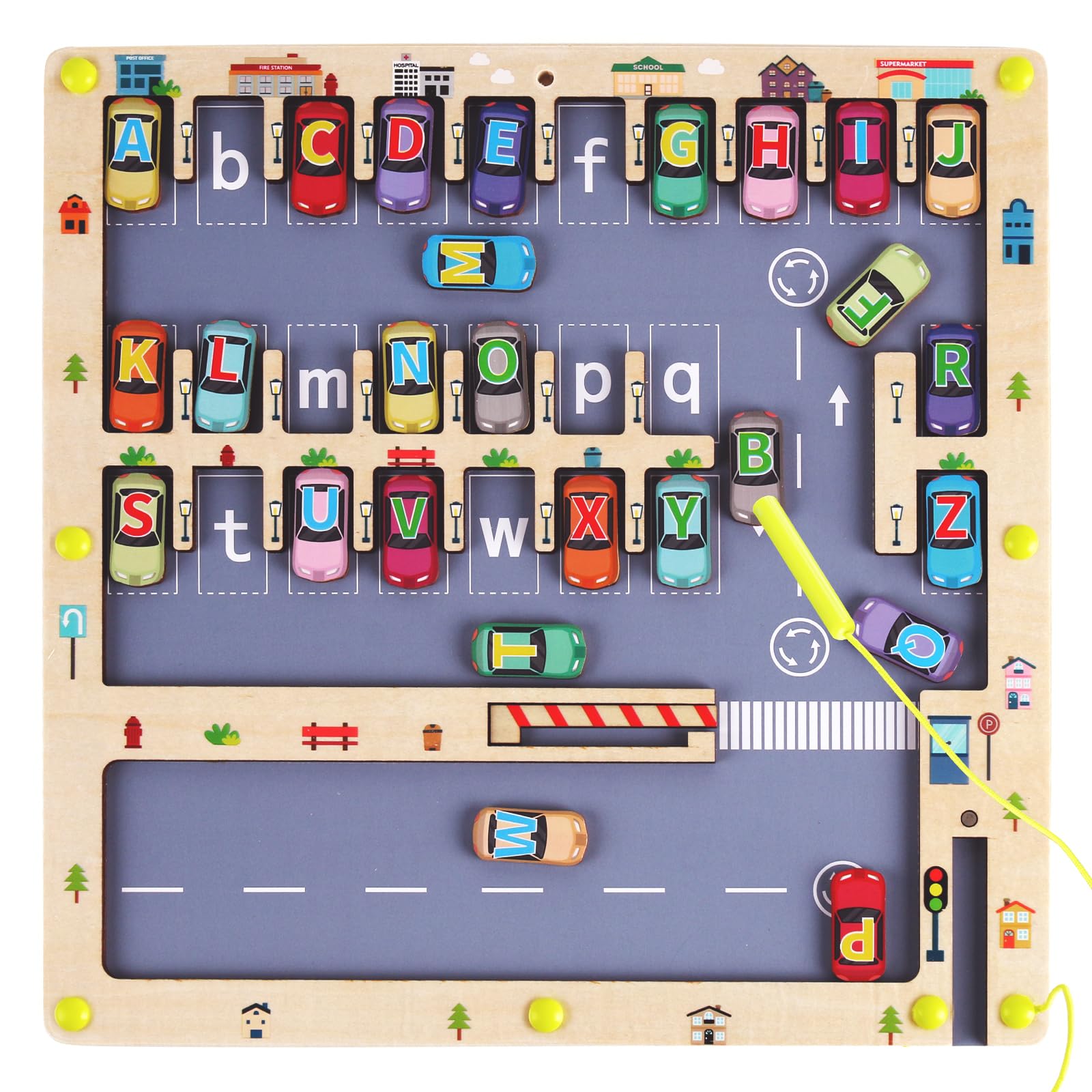 Amazon.com: Magnetic Alphabet Maze Letter Puzzle for Fun Learning